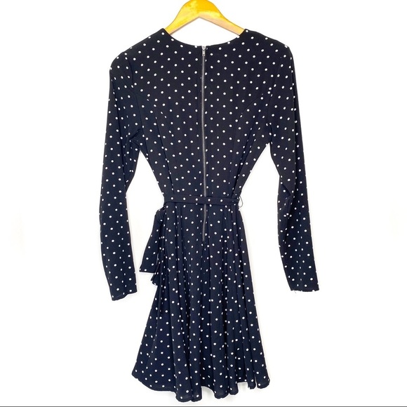 Xhilaration Black & White Polkadot Dress Small - Picture 6 of 9
